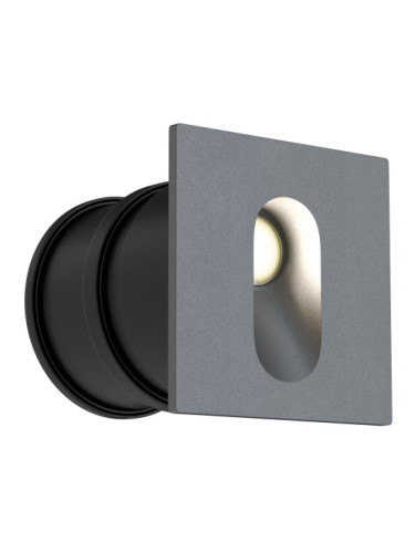 LED фасадна луна за вграждане в стена MAYTONI O022-L3GR VIA URBANA