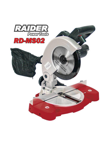 Циркуляр настолен за дърво 800W, 0-45°,  0-4500 оборота, RAIDER RD-MS02