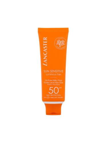 Lancaster Sun Sensitive Oil-Free Milky Fluid SPF50 Слънцезащитен продукт за лице 50 ml