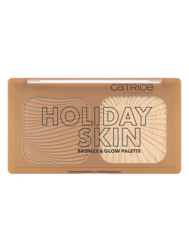 Catrice Holiday Skin Bronze & Glow Palette Контурираща палитра за жени 5,5 гр Нюанс 010
