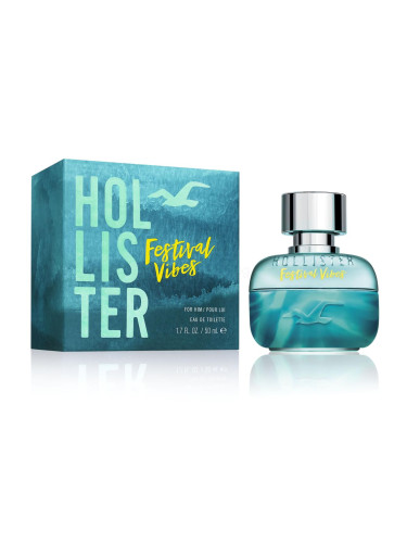 Hollister Festival Vibes Eau de Toilette за мъже 50 ml