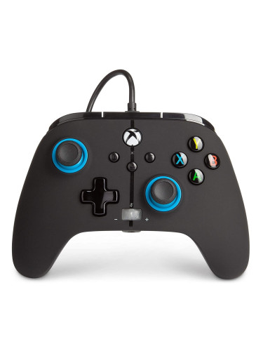  Контролер PowerA - Enhanced, жичен, за Xbox One/Series X/S, Red Camo