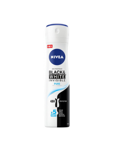 NIVEA BLACK & WHITE INVISIBLE PURE Дезодорант спрей 150 мл
