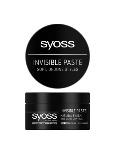 SYOSS INVISIBLE PASTE Вакса за моделиране на коса 100 мл