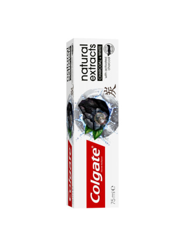 COLGATE NATURAL EXTRACTS Charcoal+White Паста за зъби 75 мл