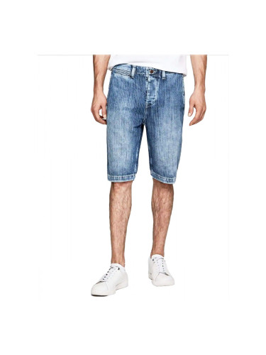 PEPE JEANS Trade Pinstripe Shorts Denim