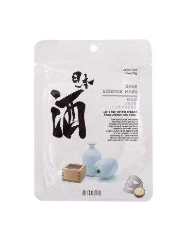 MITOMO Sake Facial Essence Mask  Маска за лице дамски 25gr