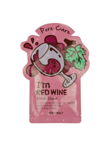 Tony Moly I'M Red Wine Mask Sheet Маска за лице дамски  