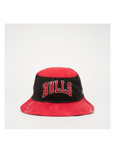 New Era Идиотка Washed Tapered Bulls Chicago Bulls Blk мъжки Аксесоари Bucket hat 60240491 Червен