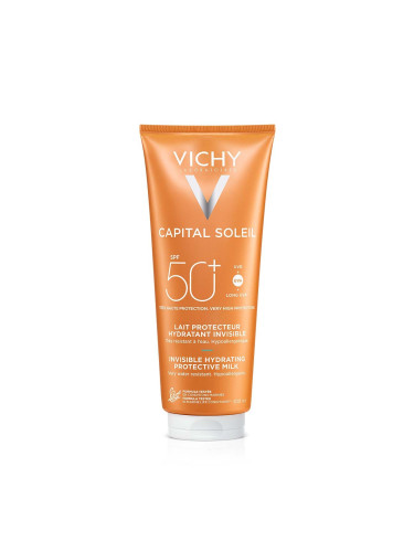 Vichy Capital Soleil Слънцезащитно мляко за лице и тяло семейна опаковка SPF50+ 300 ml
