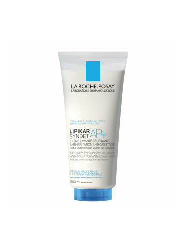 La Roche-Posay Lipikar Syndet AP+ Измивен крем за много суха кожа, склонна към атопичен дерматит - 200 ml
