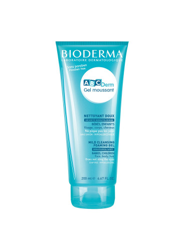 Bioderma ABCDerm Измиващ душ-гел за деца и бебета - 200 ml - Срок на годност: 30.09.2024 г.