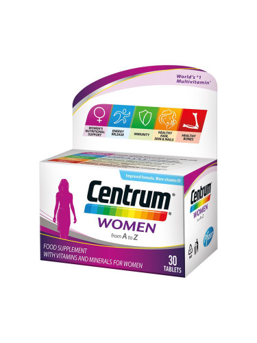 Centrum A-Z Мултивитамини за жени х30 таблетки