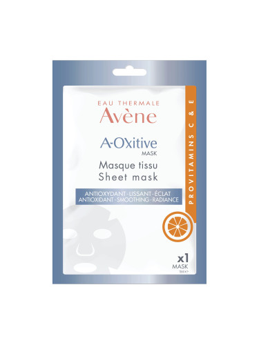 Avene A-Oxitive Озаряваща лист маска за лице против първи бръчки 18 ml