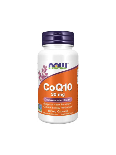 Now Foods Ко-Ензим Q10 за енергия и тонус 30 mg х60 капсули