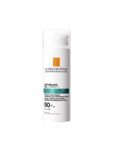 La Roche-Posay Anthelios Oil Correct Слънцезащитен матиращ гел-крем за мазна кожа SPF50+ 50 ml