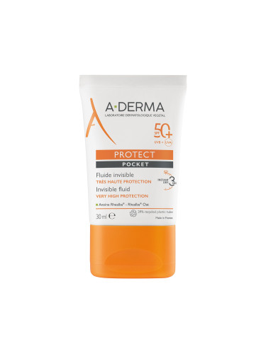 A-Derma Sun Protect Pocket Слънцезащитен флуид SPF50+ 30 ml