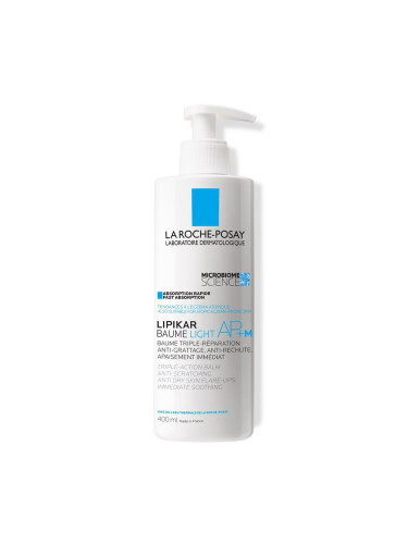 La Roche-Posay Lipikar Baume Light AP+M Лек успокояващ балсам за суха кожа с атопичен дерматит 400 ml