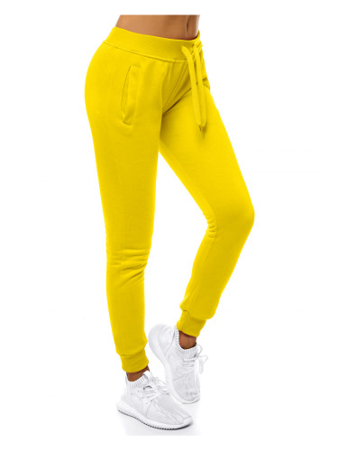Спортен дамски панталон в жълт цвят JS/CK01