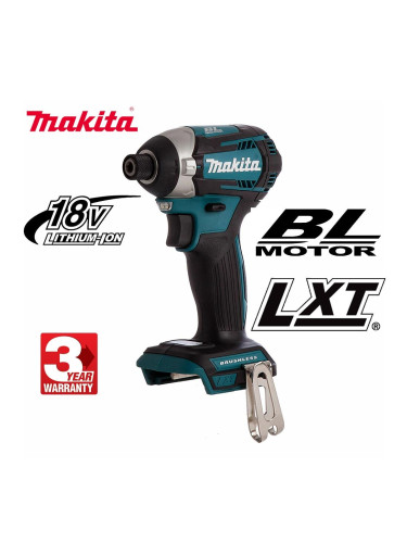 Винтоверт акумулаторен, ударен/Impact, Makita DTD154Z, 18V, LXT, 175Nm, безчетков мотор