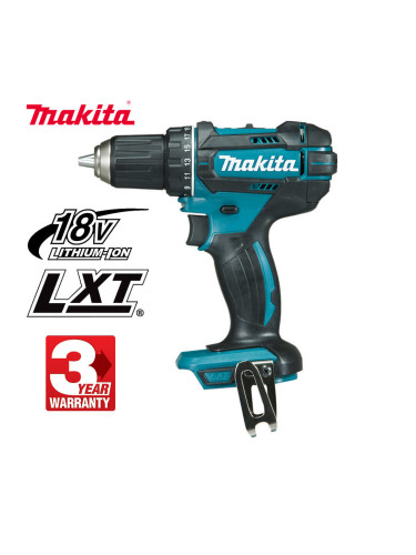 Винтоверт акумулаторен Makita DDF482Z, 18V, LXT, 62Nm