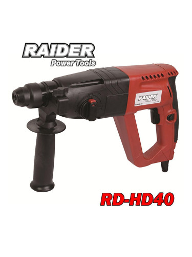 Перфоратор електрически RAIDER RD-HD40, 800W, 2.2J, SDS plus