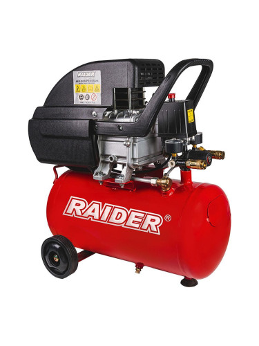 Компресор за въздух 24л, RAIDER RD-AC04O, 1500W, 8 bar