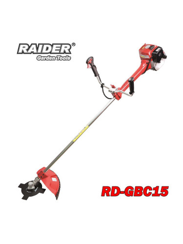 Тример бензинов RAIDER RD-GBC15, 2.5 к.с., 44 см, 2-тактов, с нож и корда