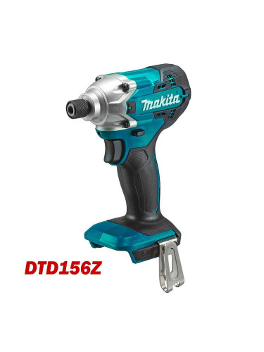 Винтоверт акумулаторен, ударен/Impact, Makita DTD156Z, 18V, LXT, 155Nm