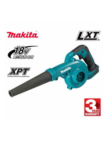 Въздуходувка акумулаторна Makita DUB185Z, 18V, LXT, 186 л/мин, безчетков мотор