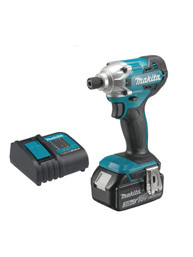 Винтоверт акумулаторен, ударен/Impact, Makita DTD156SF, 18V, LXT, 3Ah, 155Nm