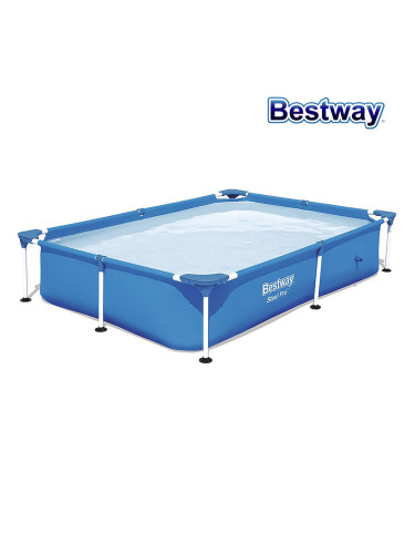 Басейн с метална конструкция, детски, 221x150x43см, Bestway 56401 Splash Jr. Frame, 1200л