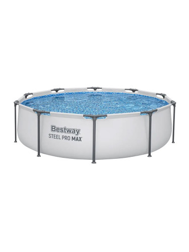 Басейн с метална конструкция сглобяем 305x76см, Bestway 56406 Steel Pro Max, 4678 л