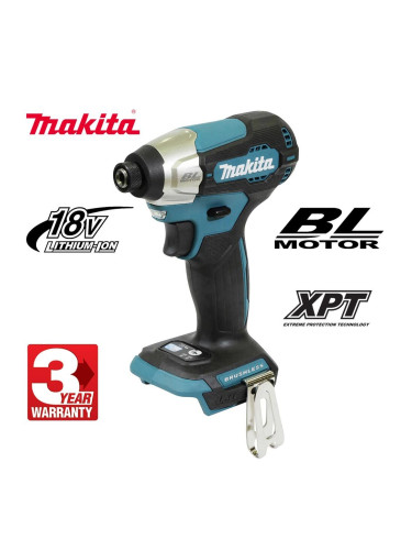 Винтоверт акумулаторен, ударен/Impact, Makita DTD157Z, 18V, LXT, 140Nm, безчетков мотор