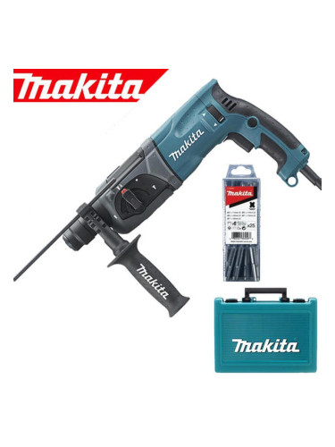 Перфоратор електрически Makita HR2470X9, 780W, SDS-Plus, 2.7J, с аксесоари