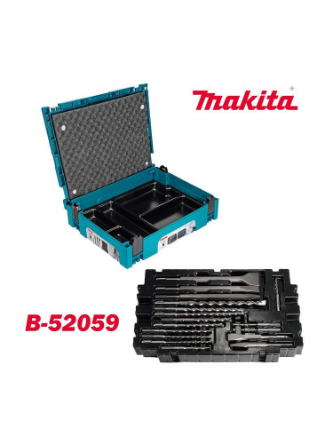 К-т свредла и длета-секачи 17 части в куфар Makpac, Makita B-52059