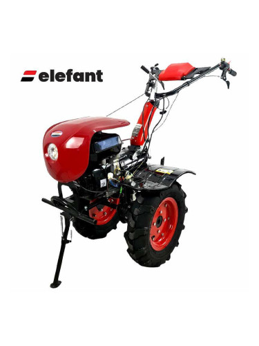 Мотоблок /Мотофреза бензинова ELEFANT E5 7 к.с., 1000 мм, 2+1 ск. с фар и фрезоващи тела