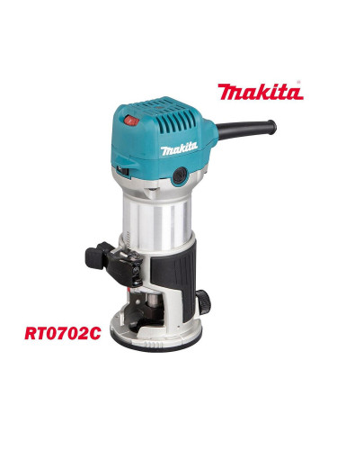 Оберфреза челна Makita RT0702C, 710W, цанга 8 мм