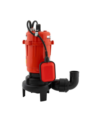 Помпа потопяема дренажна за мръсна вода Elefant WQCD10-10-0.75F 750W, 2", 10 м напор, 200 л/мин - с поплавък и дробилка