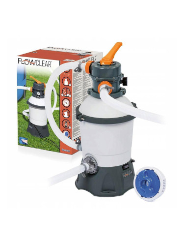 Филтърна пясъчна помпа за басейн Bestway 58515 Flowclear, 2006 л/ч., 85W