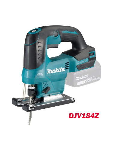 Трион прободен, акумулаторен, Makita DJV184Z, 18V, LXT, 23 мм ход на нож, безчетков мотор