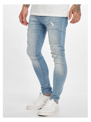 Мъжки Skinny-Jeans дънки DEF Dean в син цвят