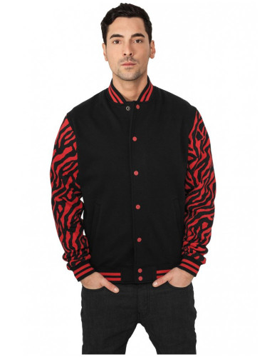 Мъжко яке в червено и черно от Urban Classics 2-tone Zebra College