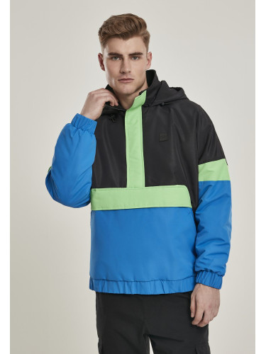  Мъжко яке в черно и синьо от Urban Classics Neon Mix Pull Over Jacket