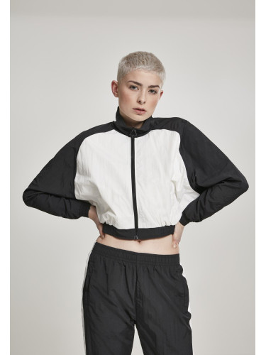 Дамско късо горнище Urban Classics в черно и бяло