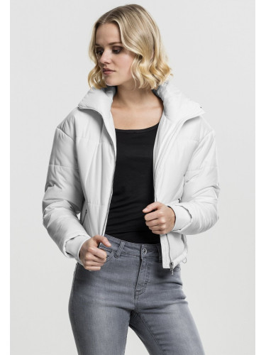 Дамско яке Urban Classics High Neck в бял цвят