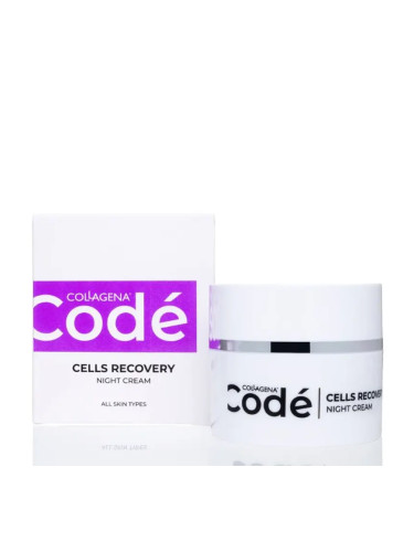 Нощен крем за лице подмладява с PDRN COLLAGENA CODE Cells Recovery Night Cream