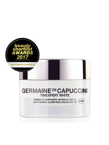 Избистрящ тена анти-ейдж крем за лице SPF15 Germaine De Capuccini Timexpert White Anti-Ageing Clarifying Cream