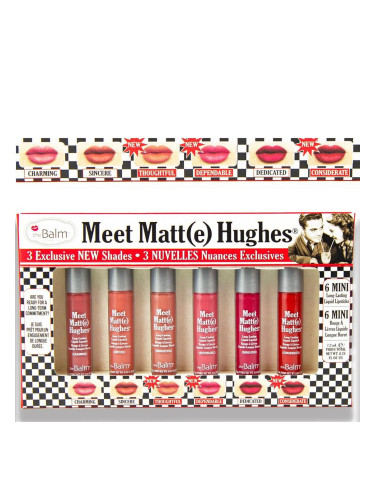 Мини комплект Течни червила за устни The Balm Meet Matt(e) Hughes Mini Kit vol.14