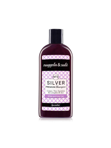 Натурален шампоан за бяла и златисто руса коса Nuggela And Sule Nº3 Silver Premium Shampoo